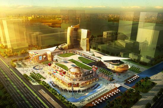 休闲商业综合体:盐城金色港湾