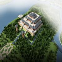 龙湾遗址建筑鸟瞰