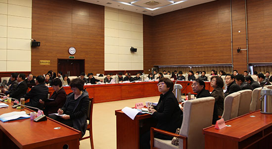 与会人员认真听取讲解