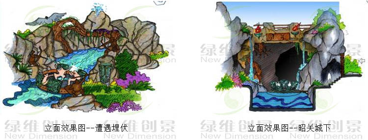 伍子胥过韶关立面效果图