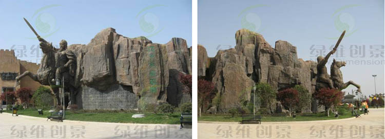 伍子胥过昭关实景图