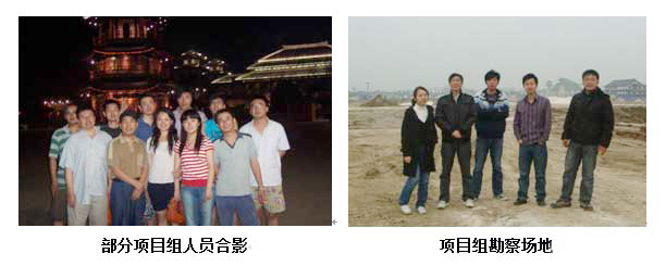 绿维创景项目组人员在淹城春秋乐园合影